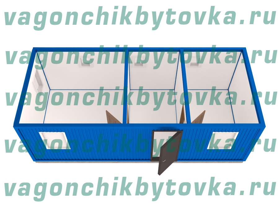 Офис из блок-модуля для строительных объектов